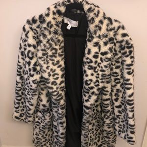 Snow Leopard Faux Fur